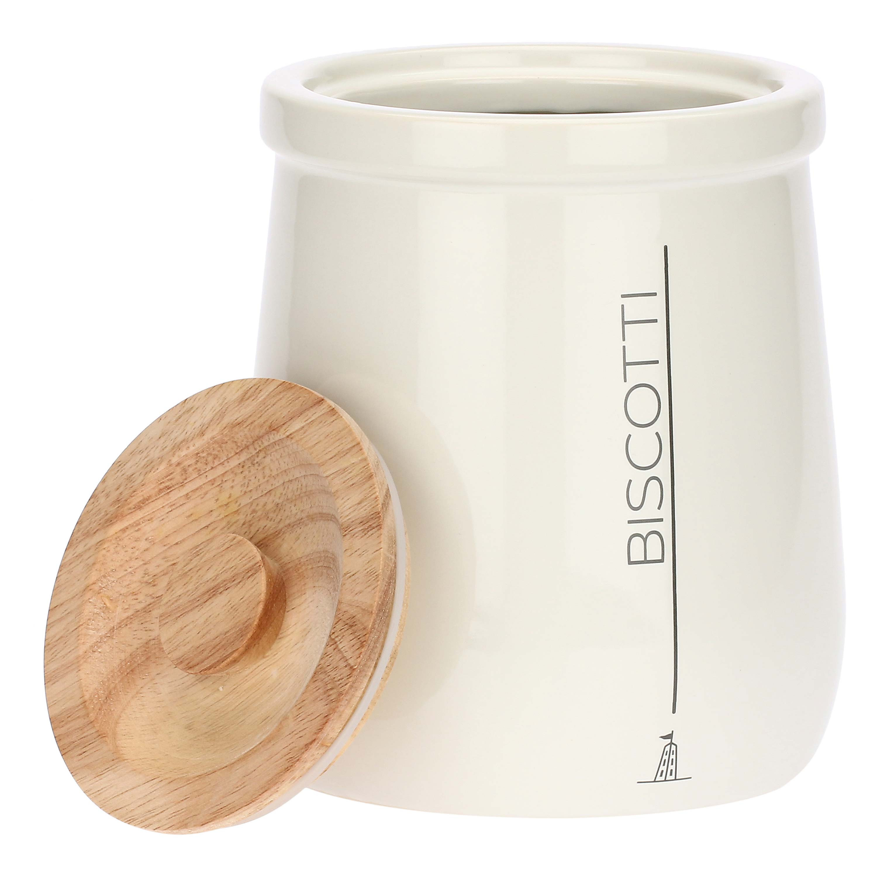 BISCOTTIERA C/TAPPO LEGNO 2.45LT