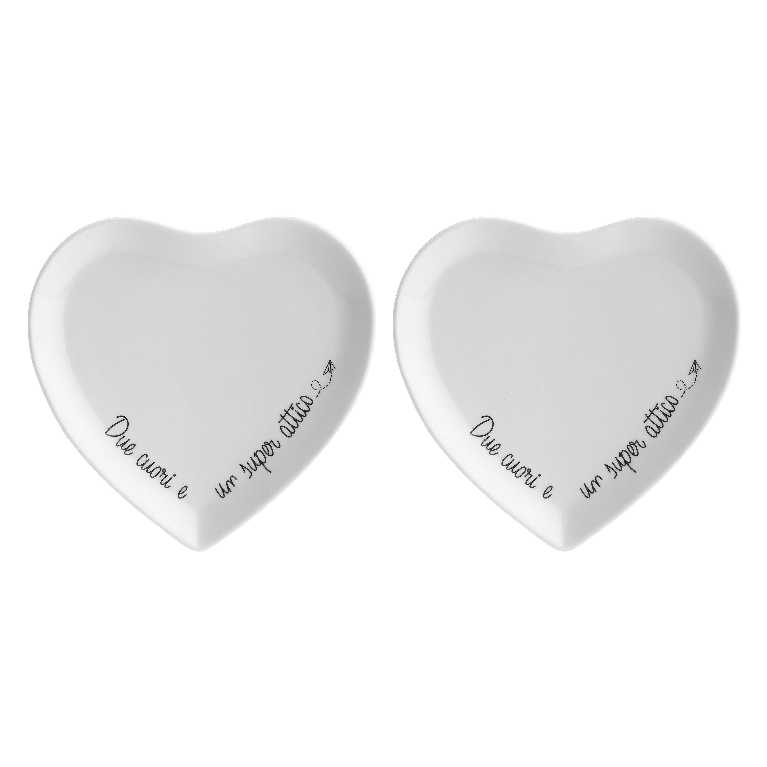 SET2 PIATTINI CUORE CM.17