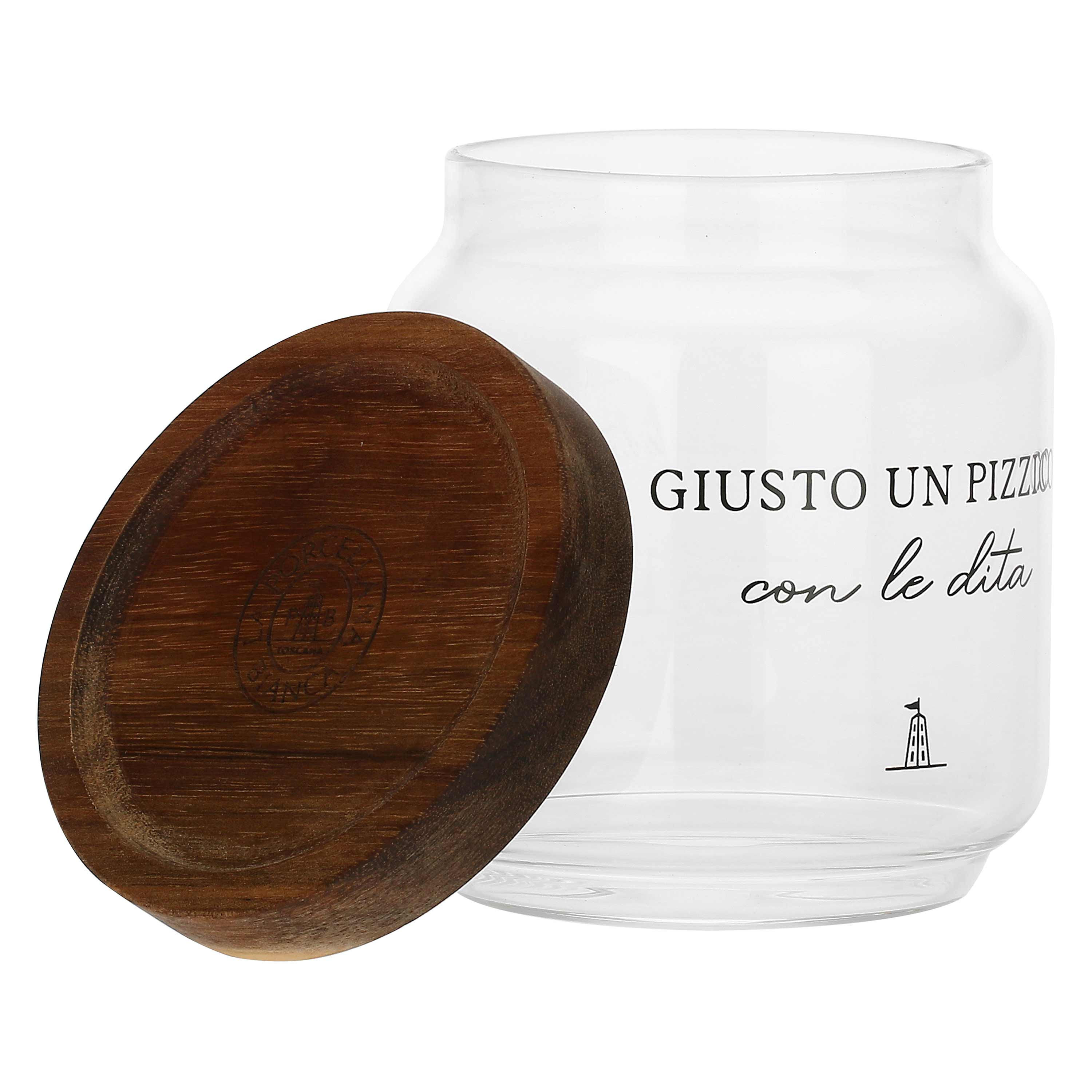 BARATTOLO SAL VETRO C/T LEGNO 400ML