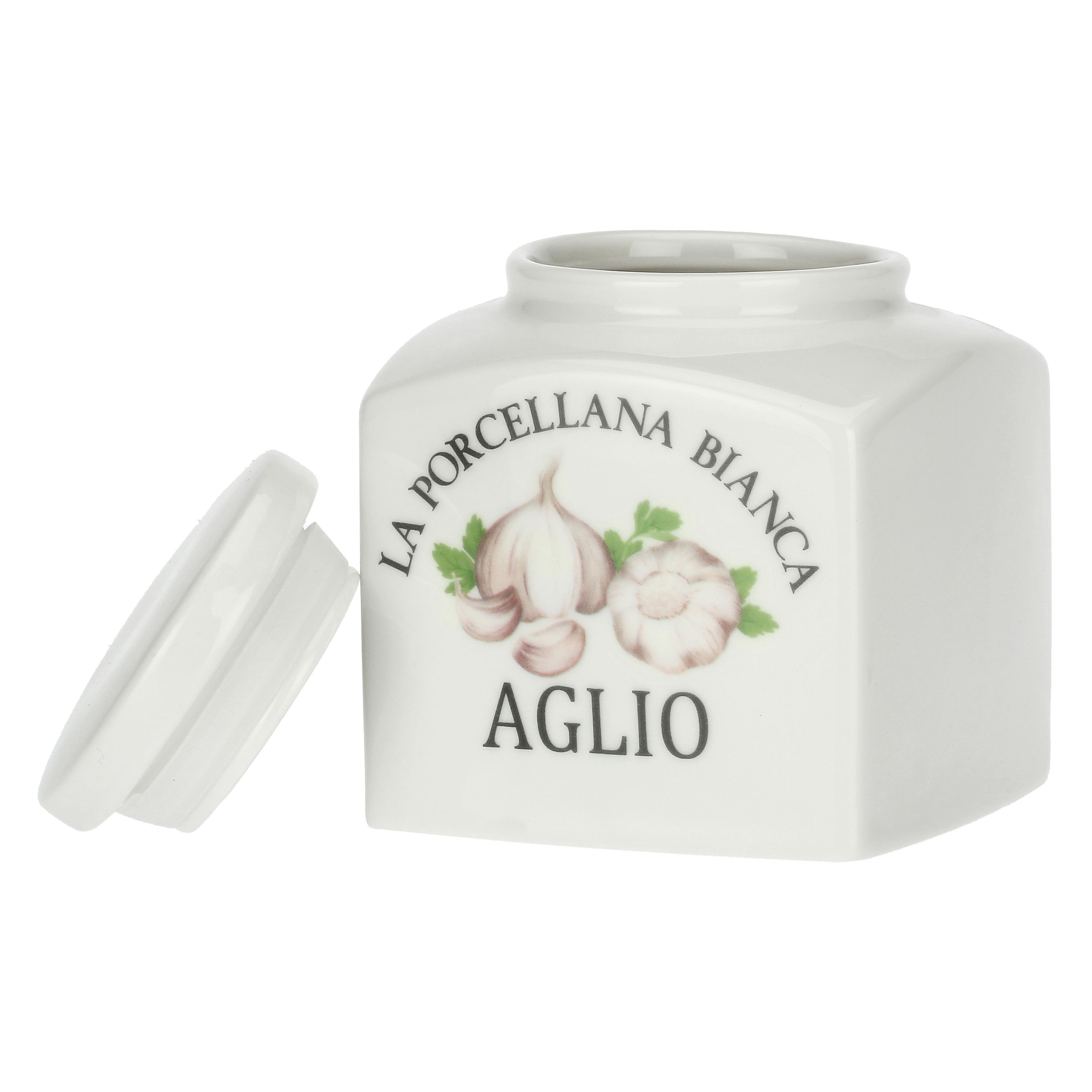 BARATTOLO PORC.0.5L DECO AGLIO