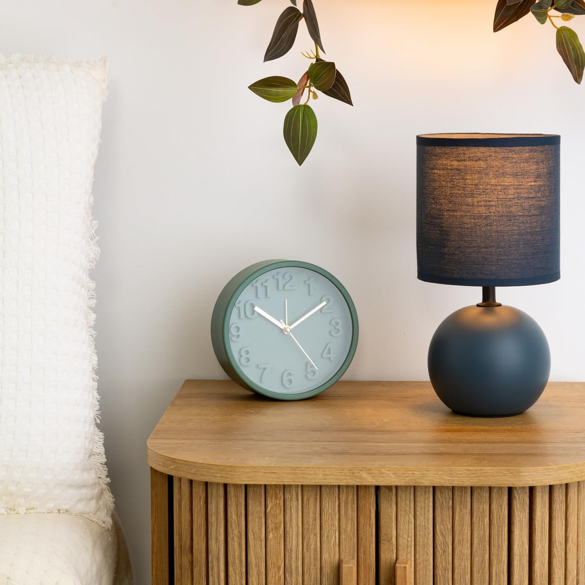 LAMP.SFERICA TIMÉO H.25 CERAM.BLU