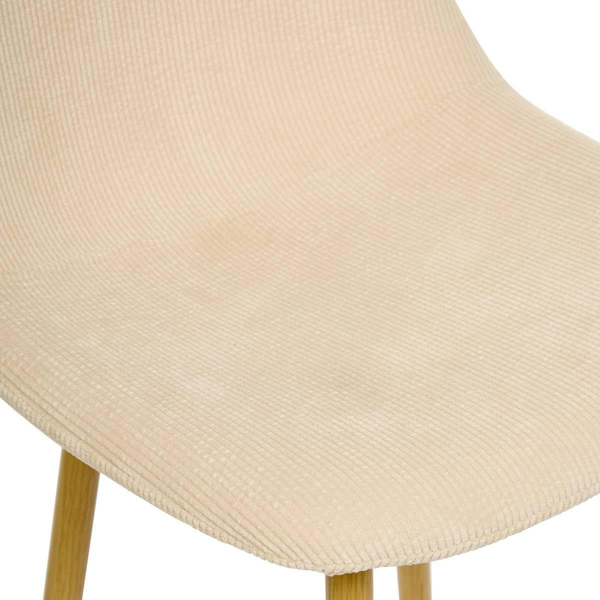 SGABELLO ROKA BEIGE CM.42X48X93H