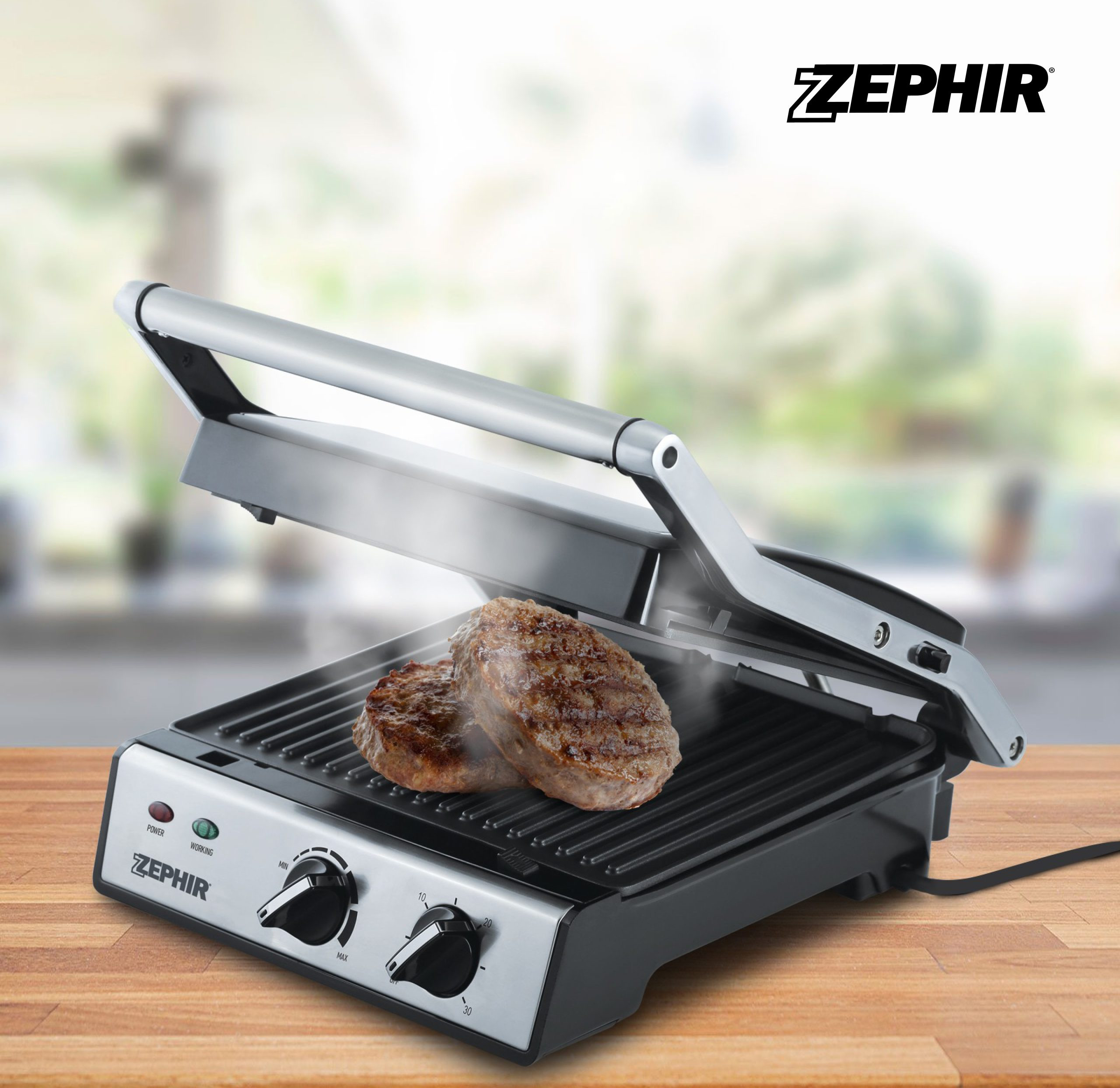 BISTECCHIERA ELETTRIC.C/TIMER 2000W