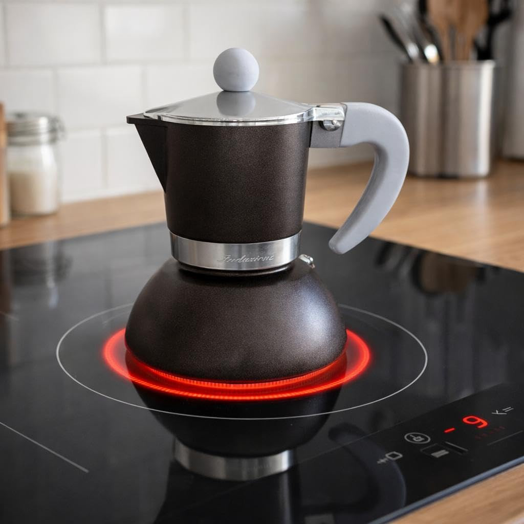 CAFFETTIERA 2TZ. INDUZIONE MARRONE