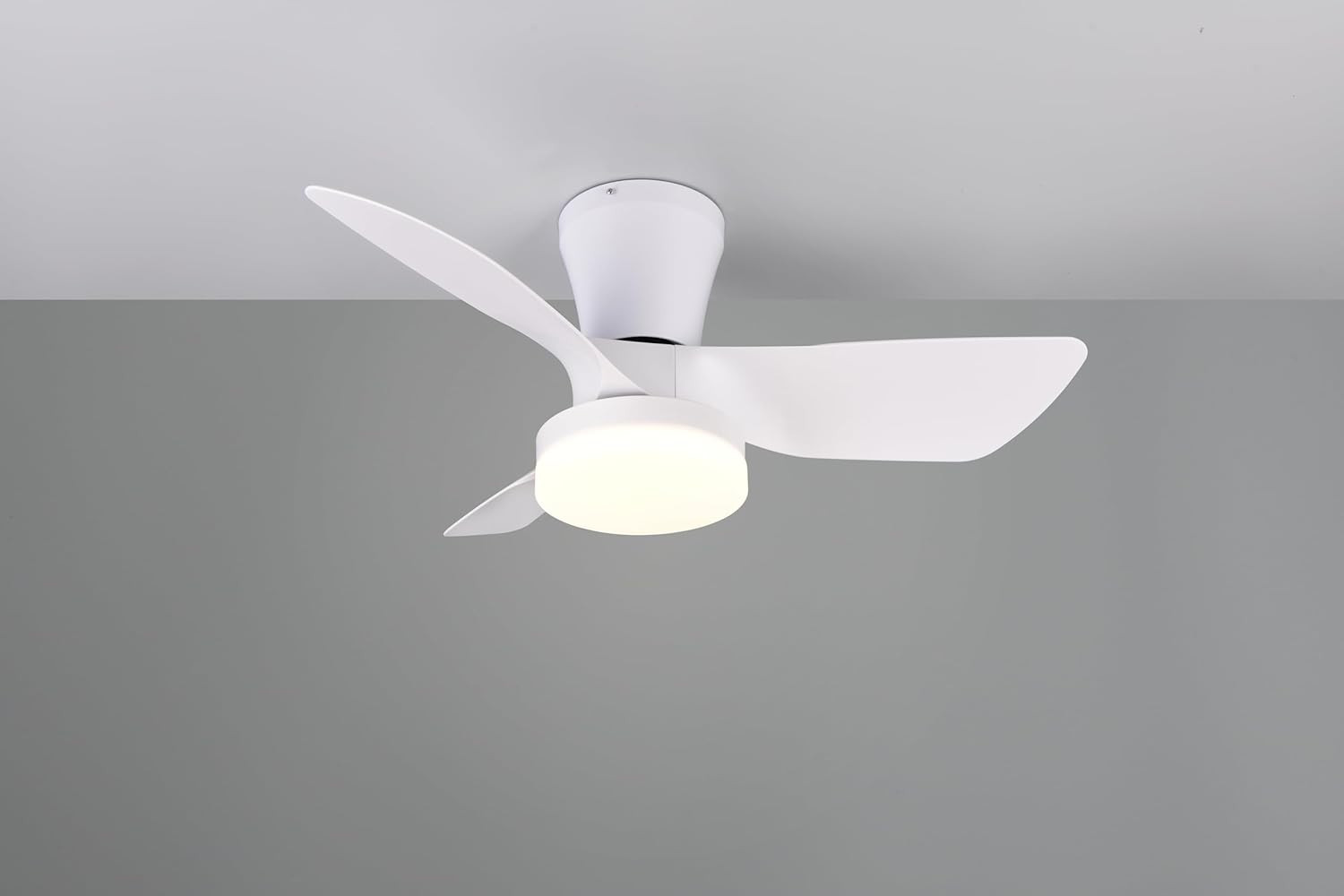 PLAFONIERA VENTILATORE LED CM.76 BIANCO