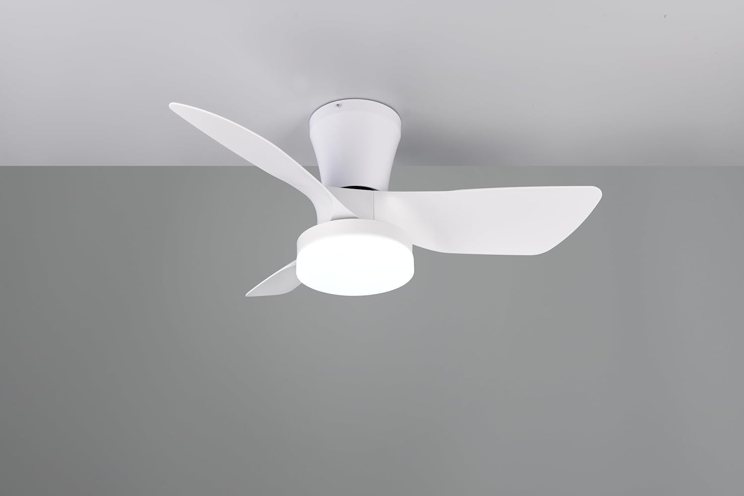 PLAFONIERA VENTILATORE LED CM.76 BIANCO