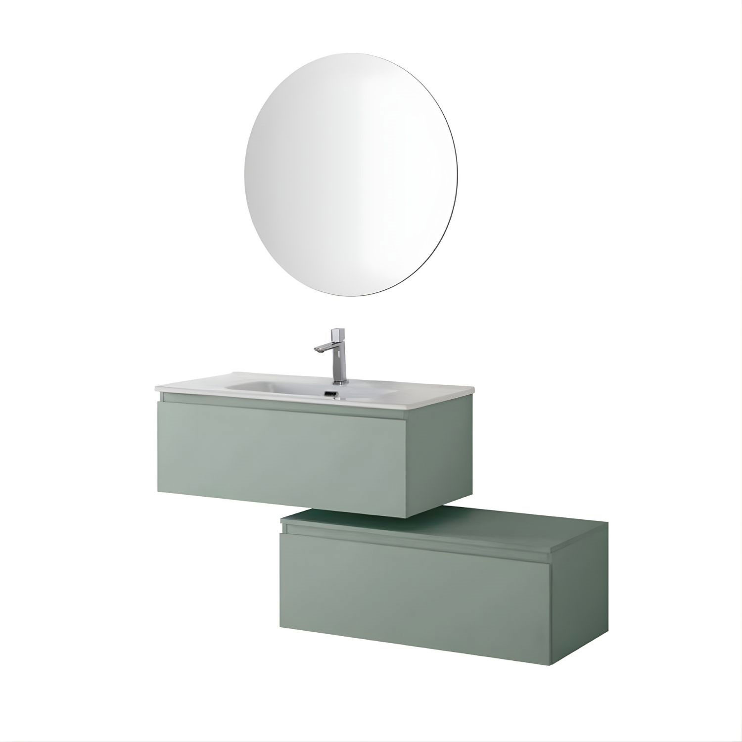 MOBILE BAGNO SOSPESO CM.90 VERDE