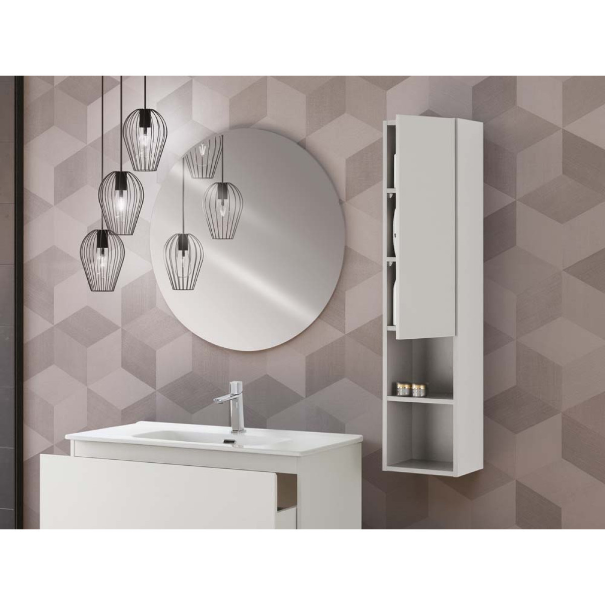 PENSILE 1 ANTA CM.115X30 BIANCO