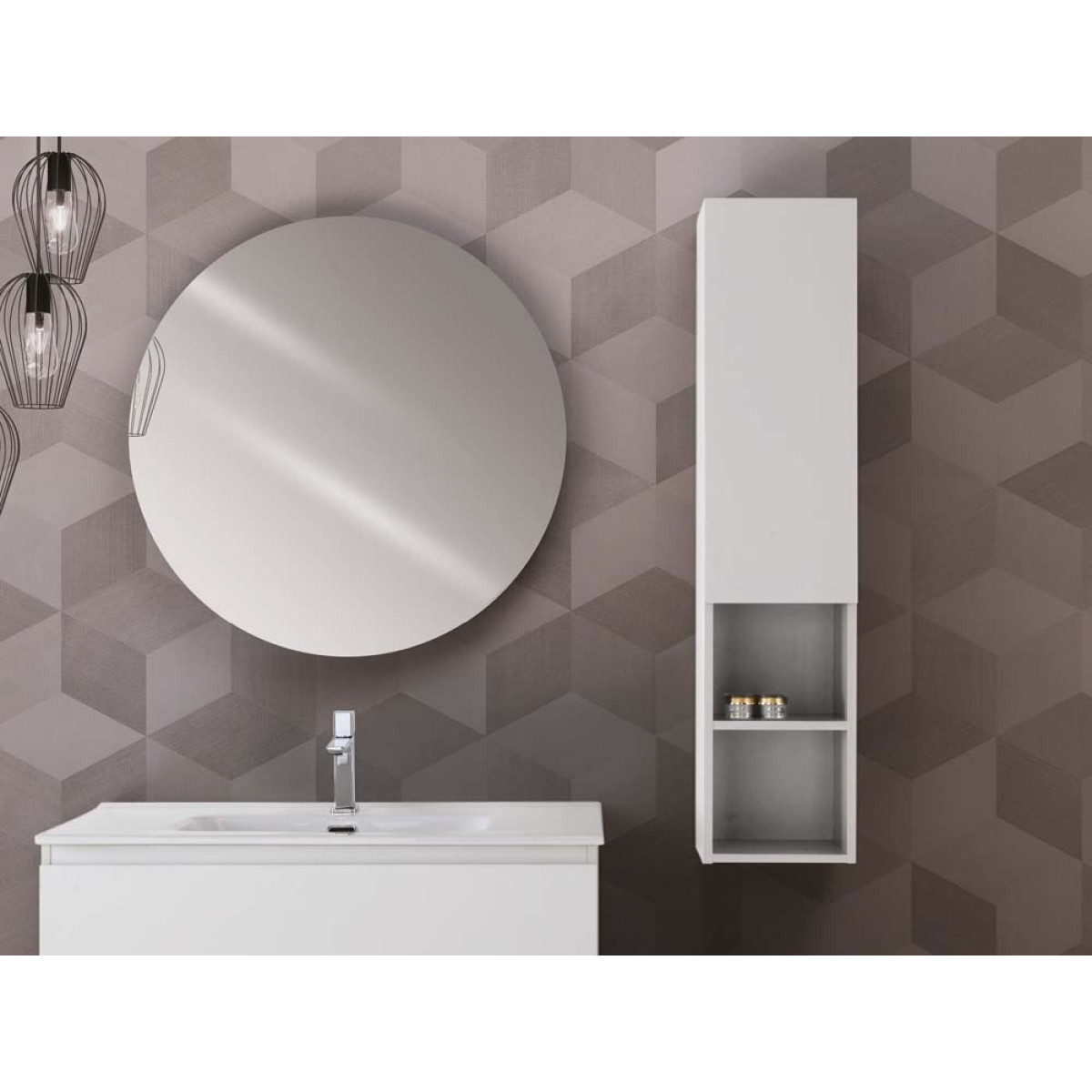 PENSILE 1 ANTA CM.115X30 BIANCO