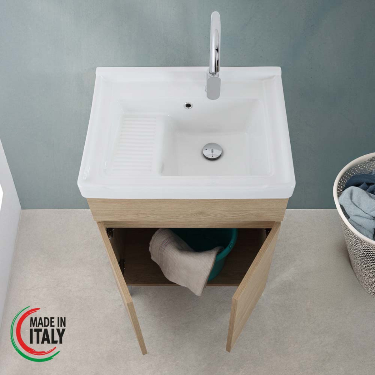 LAVATOIO CM.60X48 ROVERE DOLOMITE