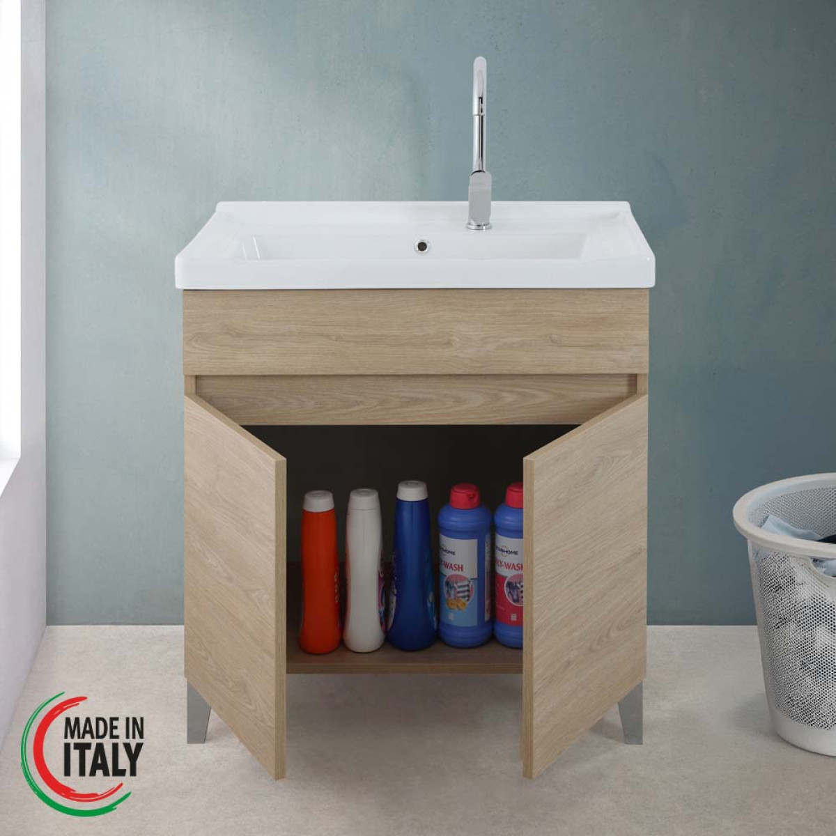 LAVATOIO CM.80X48 ROVERE DOLOMITE