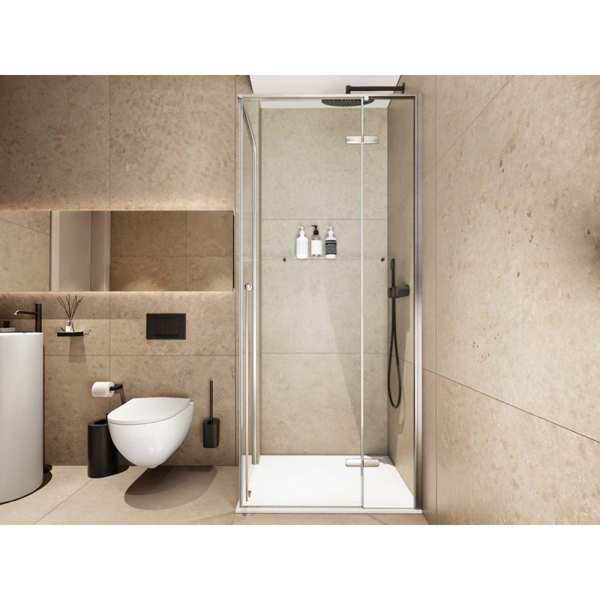 BOX DOCCIA STYLO CM.70X90 H200 CROM