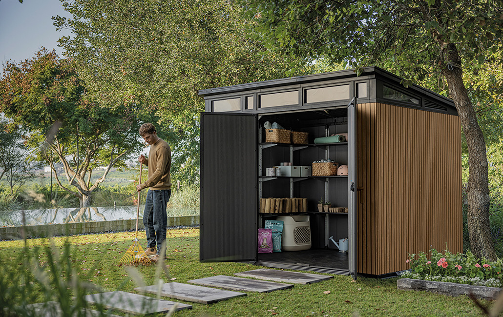 CASETTA RESINA PENT CM.277X218 H226 EFFETTO LEGNO