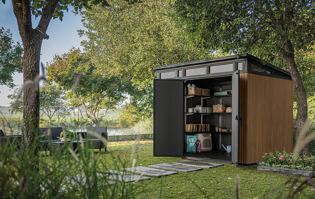 CASETTA RESINA PENT CM.277X218 H226 EFFETTO LEGNO