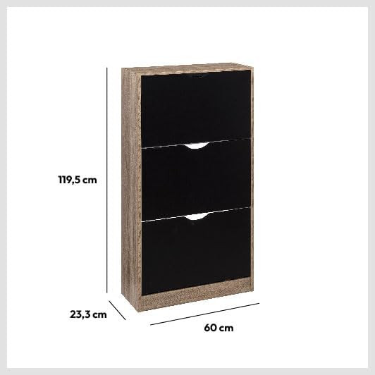 SCARPIERA 3C.NERA/NATURALE CM.60X119.5