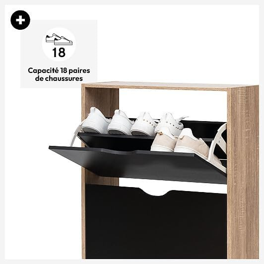 SCARPIERA 3C.NERA/NATURALE CM.60X119.5