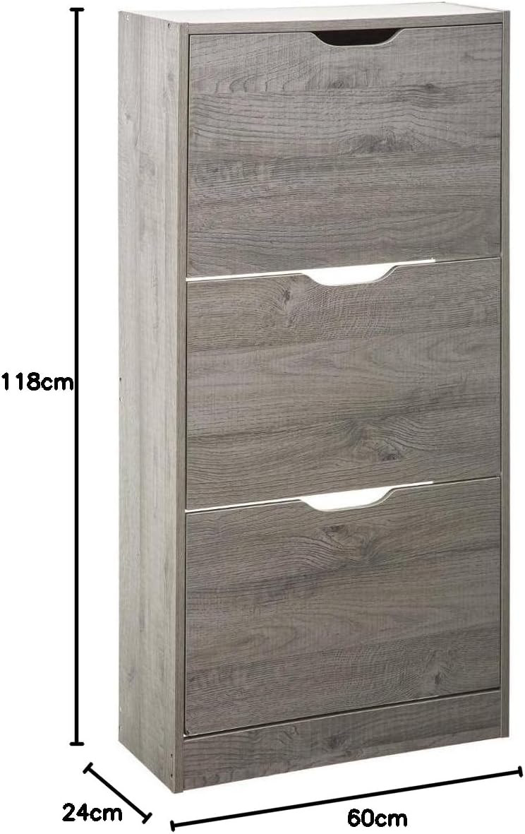 SCARPIERA 3 CASSETTI GRIGIO