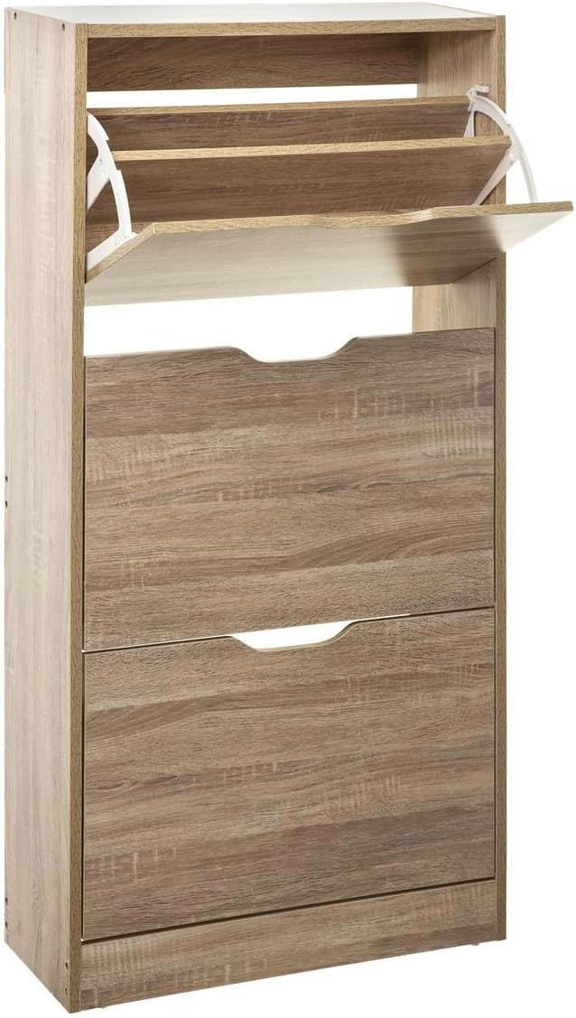 SCARPIERA 3 CASSETTI NATURALE