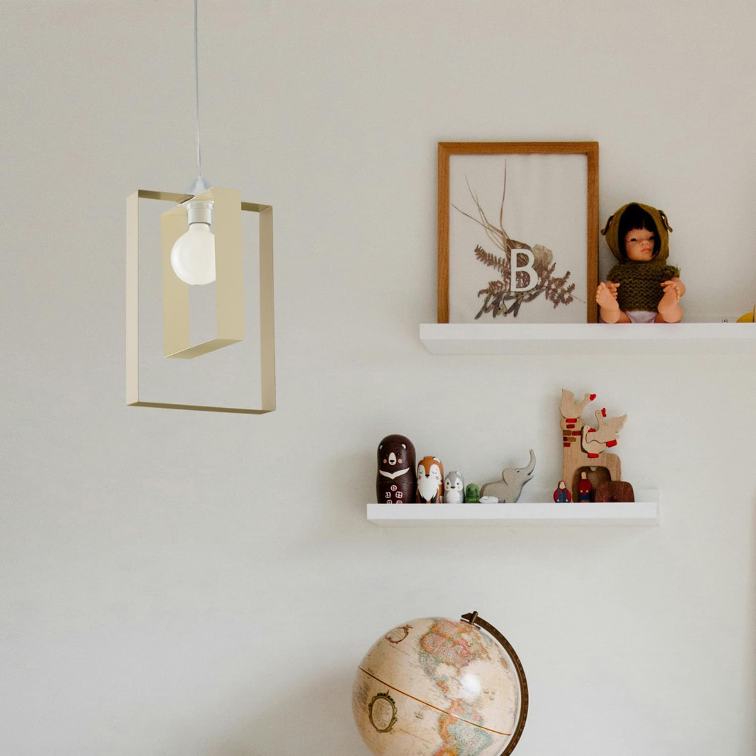 SOSP.FERRO D.25 1XE27 55W AVORIO/T.