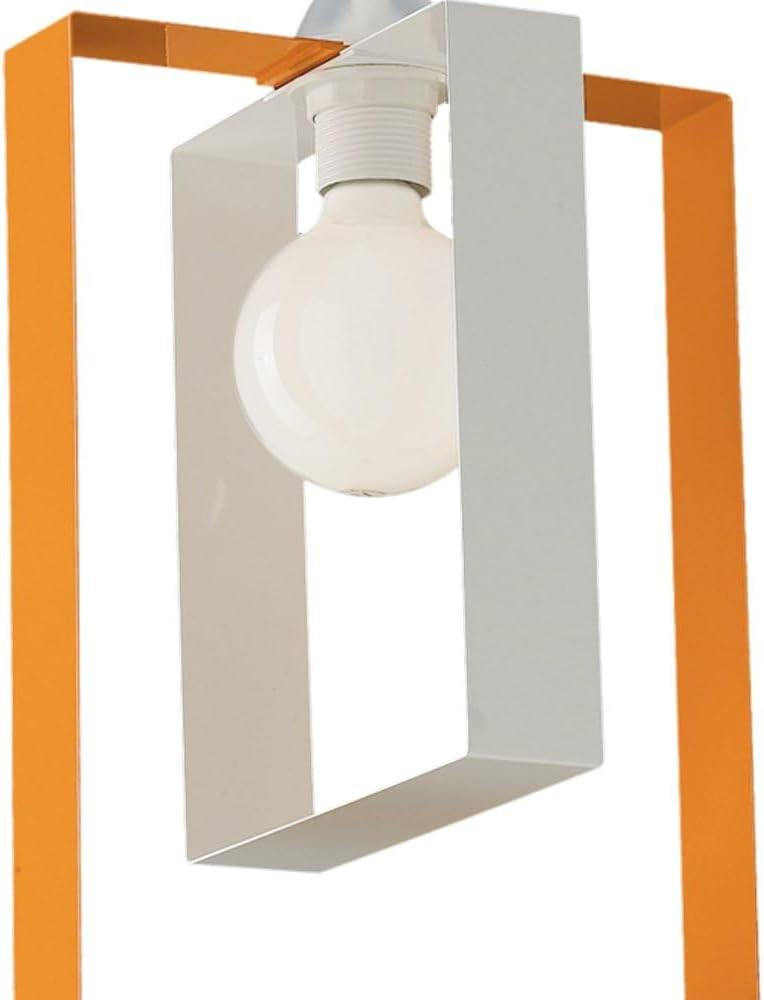 SOSP.FERRO D.25 1XE27 55W B.CO/ARANCIO