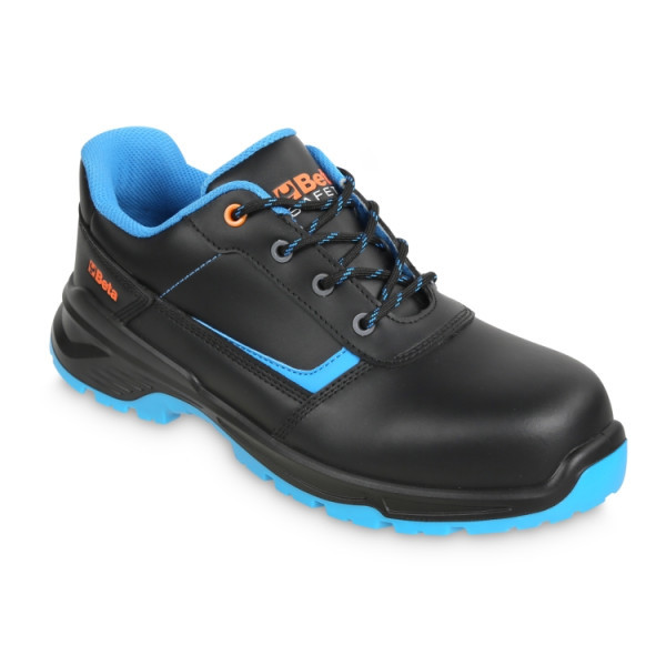 SCARPE ANT.BASSE PELLE NERA S3S N39