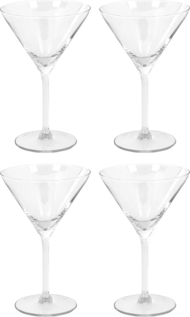 SET4 BICCHIERI COCKTAIL VETRO 260ML
