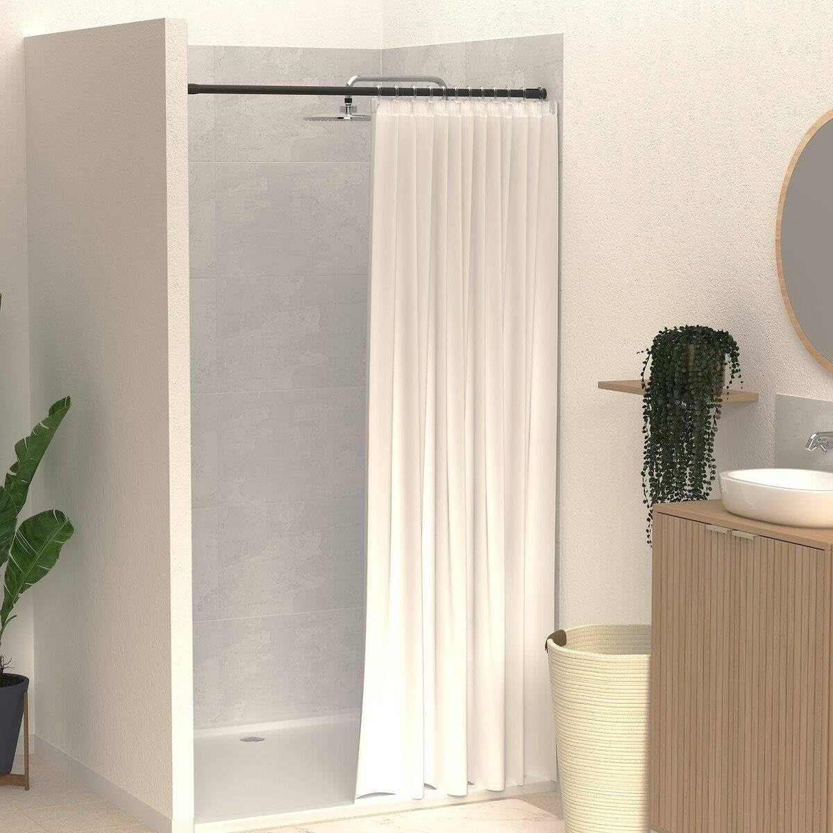 ASTA PER TENDA CM.120 NERO