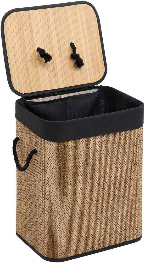 CESTO PER BIANCHERIA 100L.BAMBU