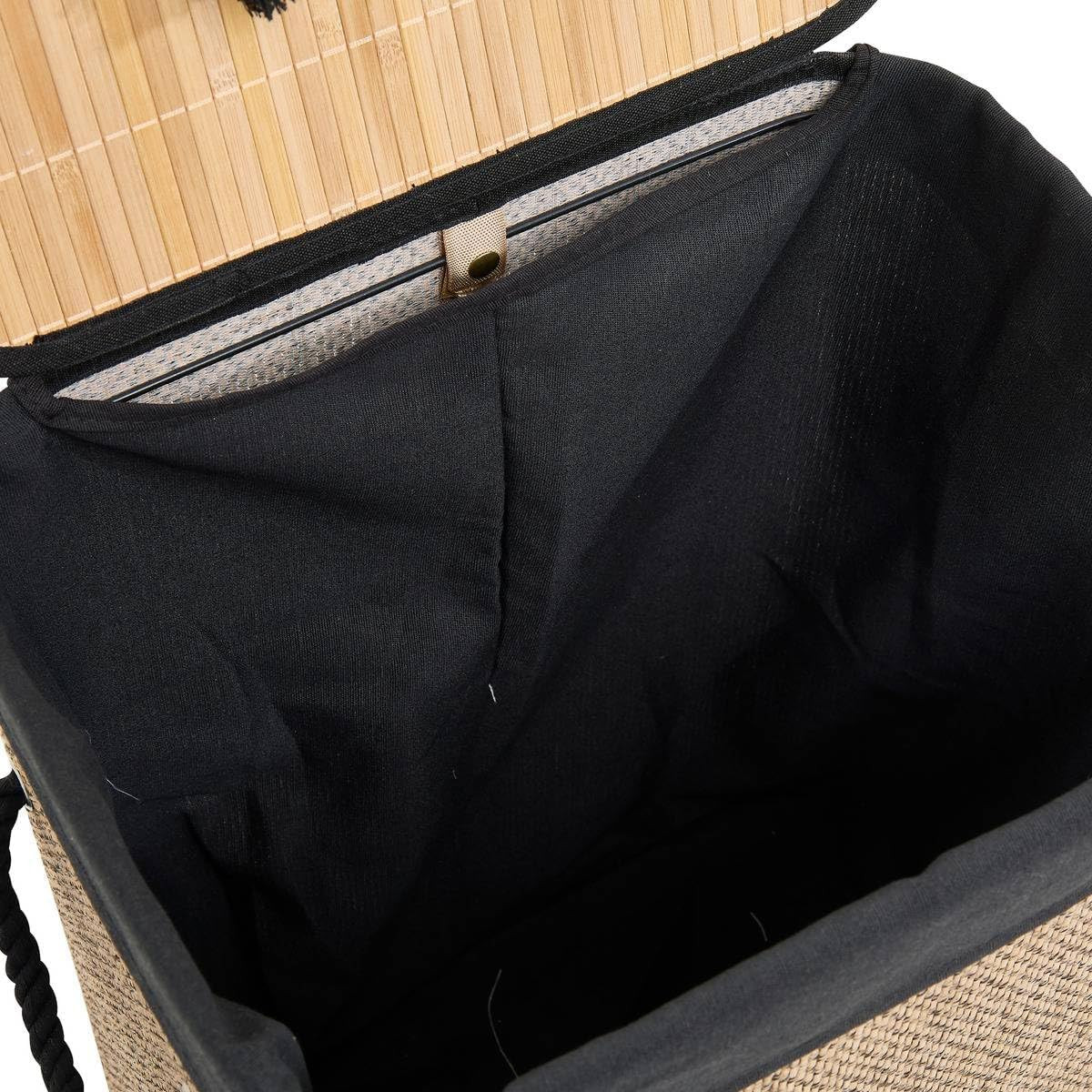 CESTO PER BIANCHERIA 100L.BAMBU