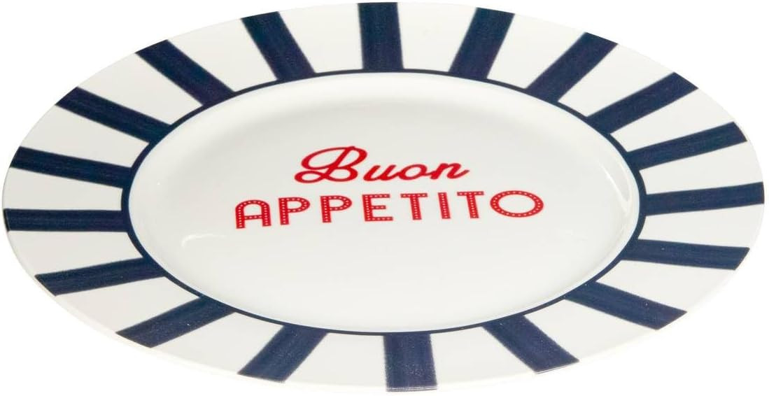 PIATTO PORC.BUON APPETITO D.27 BLU
