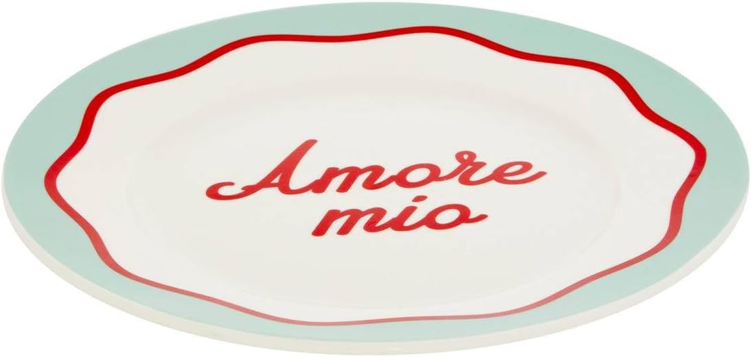 PIATTO PORCELLANA AMORE MIO D.20