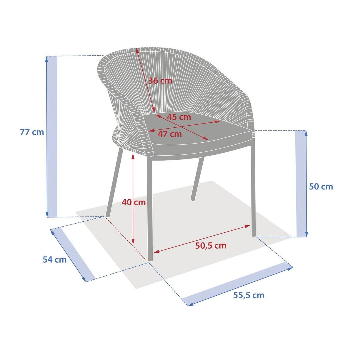 TAVOLO TONDO CM.130+4 POLTRONE COFFEE