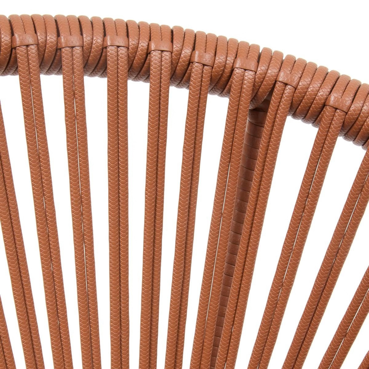 TAVOLO TONDO CM.130+4 POLTRONE MATTONE