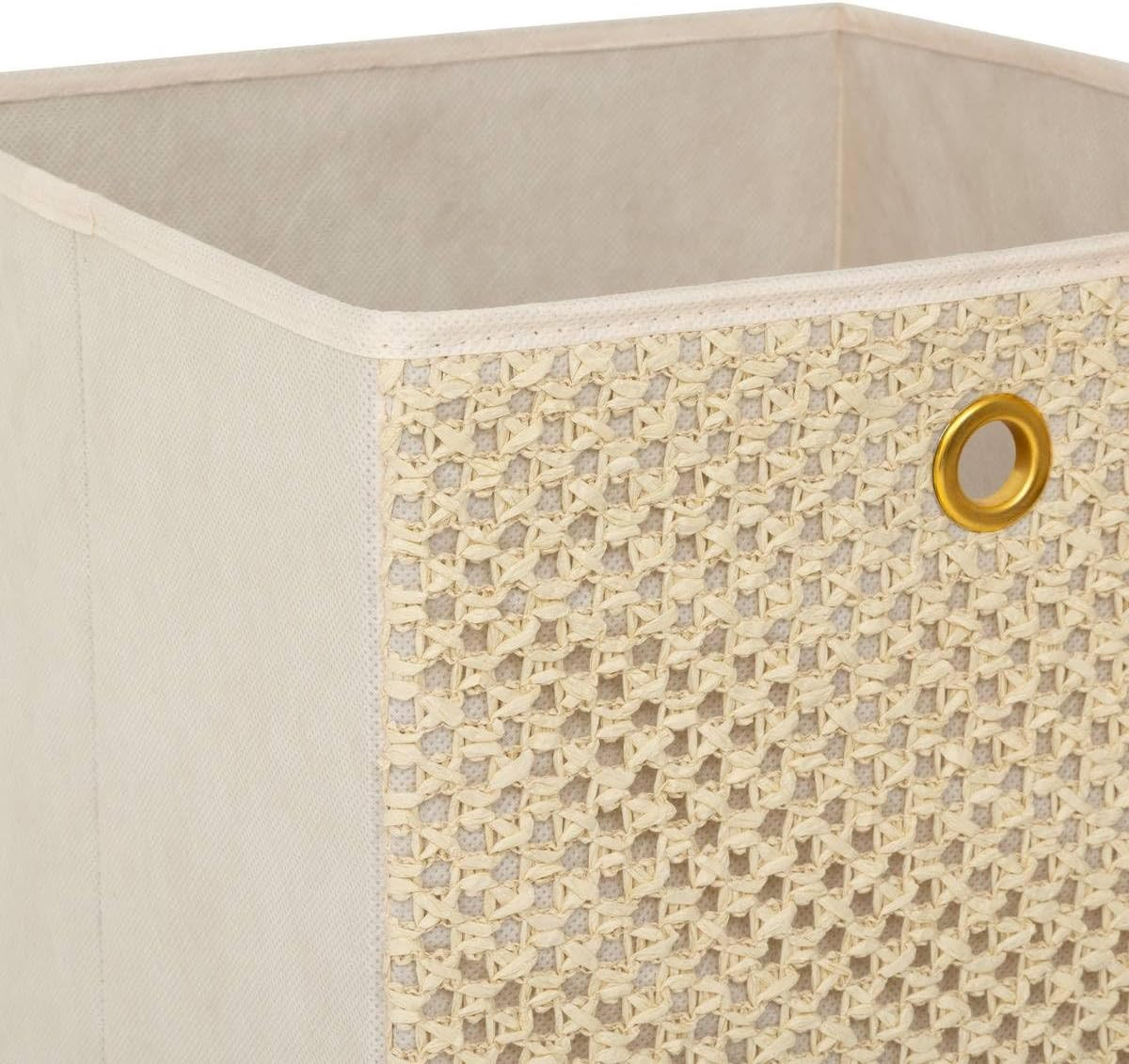 SCATOLA P/OGGETTI CM.31X31 BEIGE