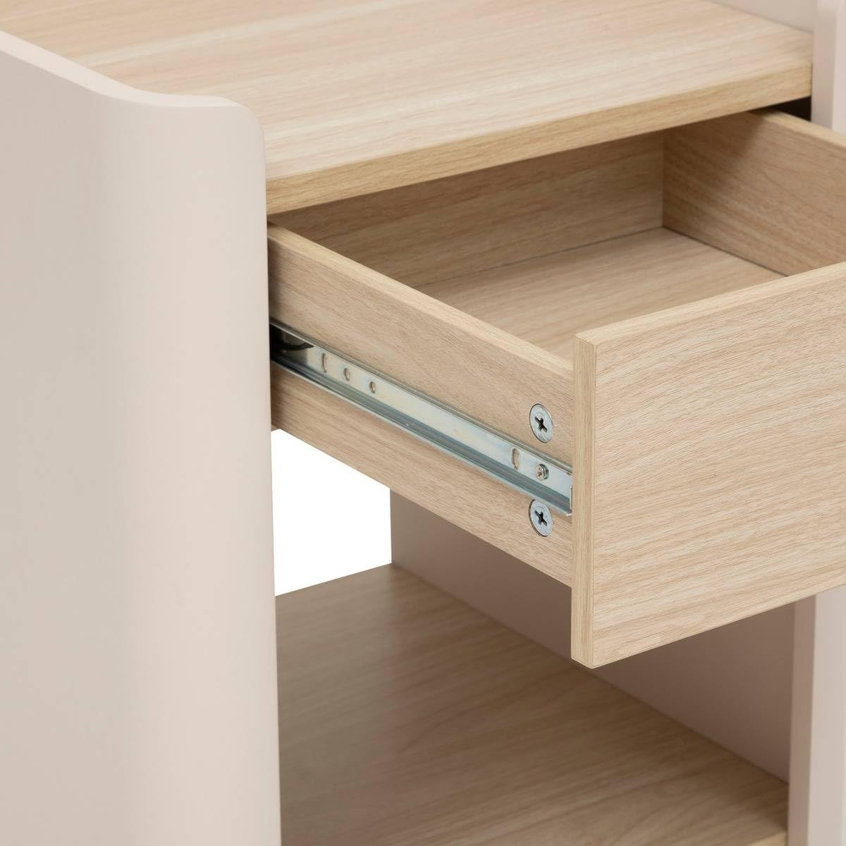 COMODINO ROUNDY H.50 AVORIO