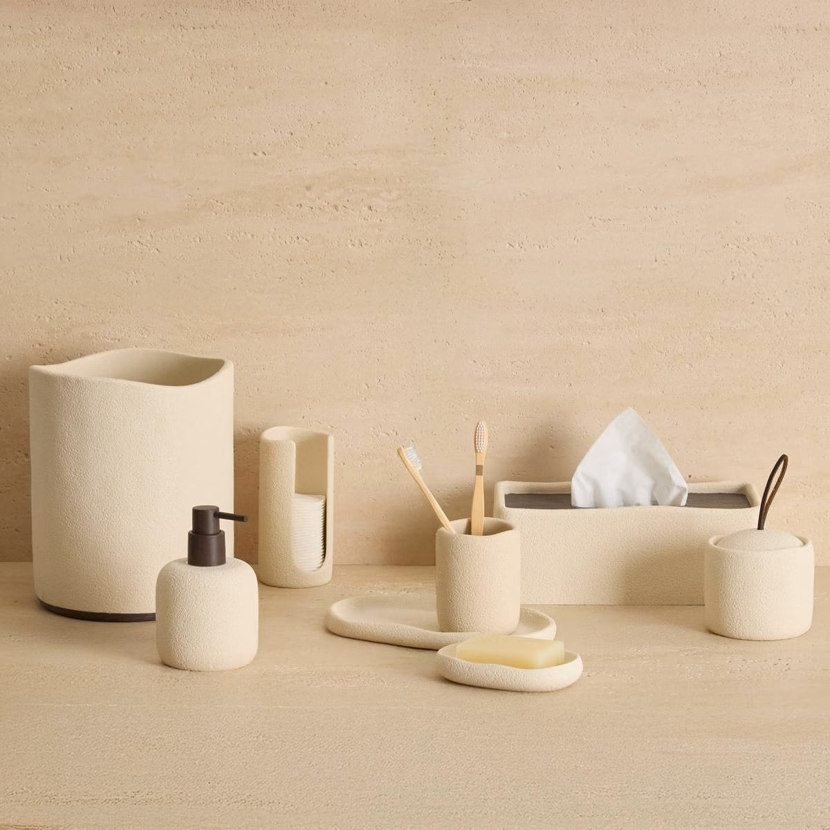 DISPENSER SAPONE OLEYA 290ML BEIGE