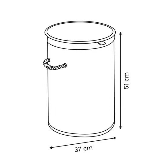 PORTABIANCHERIA STEMY 48L BAMBÙ NERO