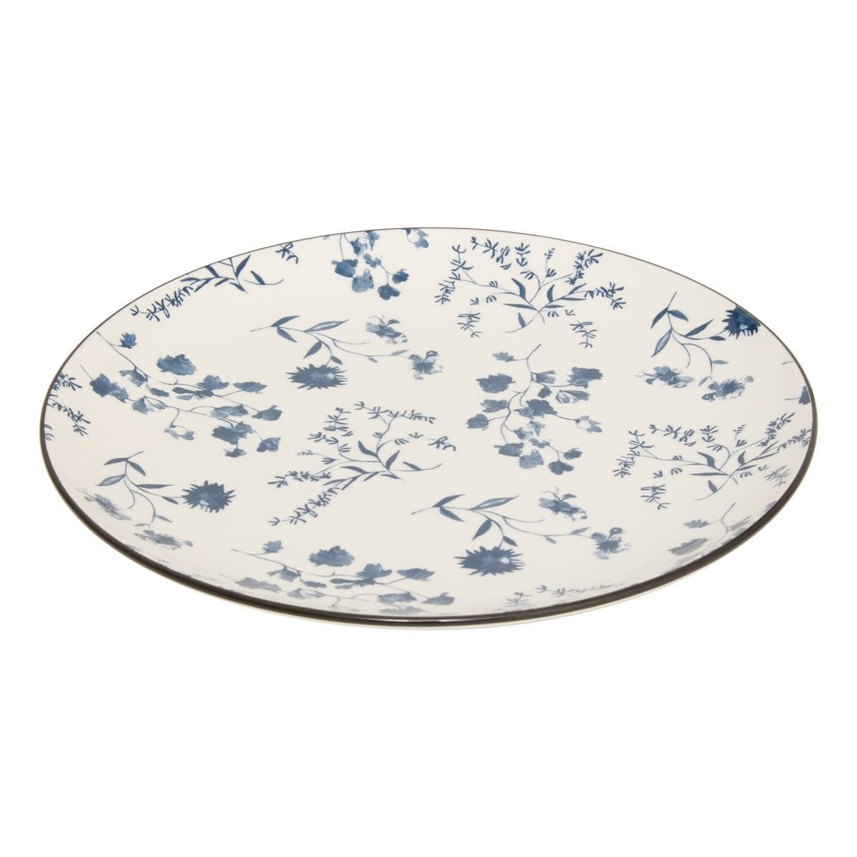 PIATTO PIANO UMAMI FIORE D.26 BLU