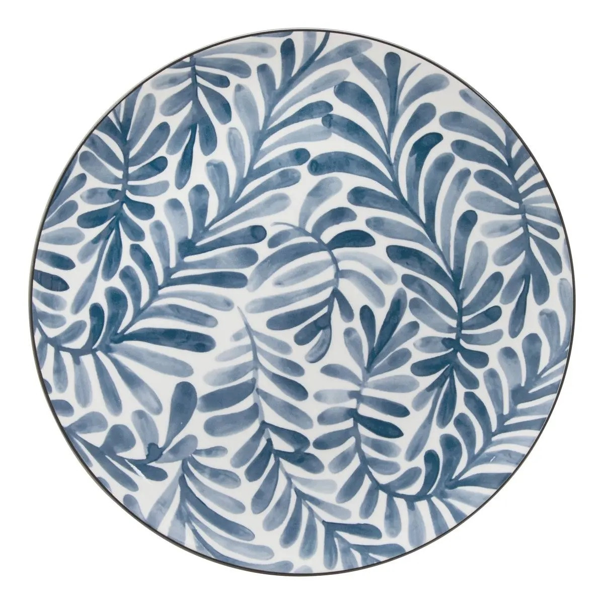 PIATTO PIANO UMAMI FOGLIA D.26 BLU