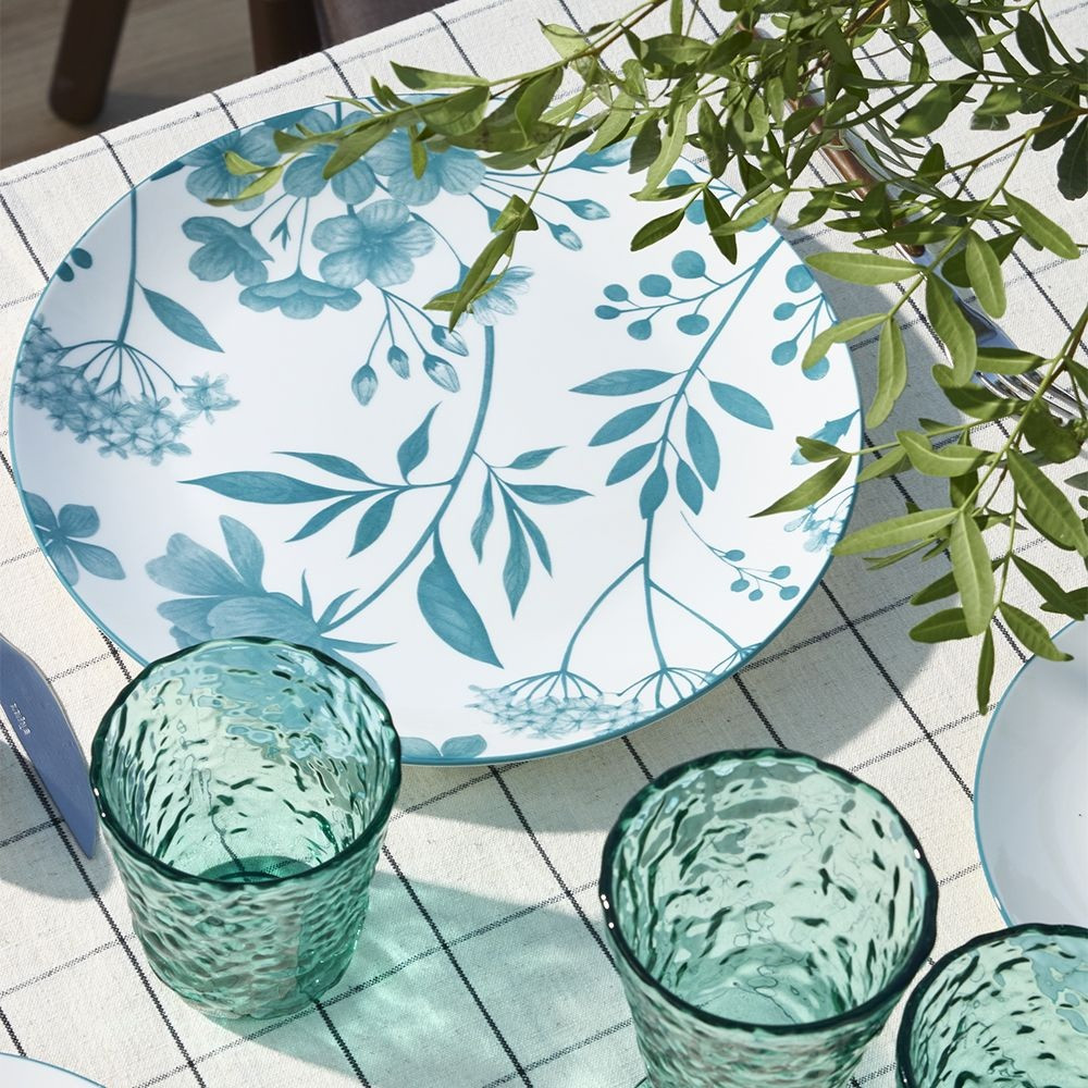 SERVIZIO TAVOLA 18PZ CORALIE TEAL