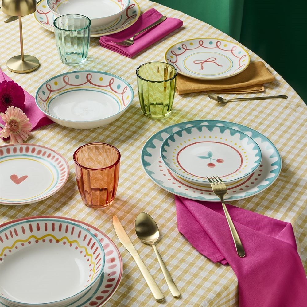 SERVIZIO TAVOLA 18PZ CHERRY POP