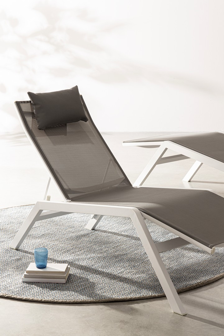 CHAISE LONGUE KRION BIANCO