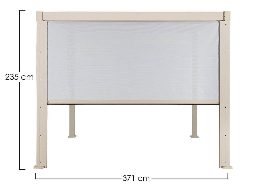 TENDA RULLO PERGOLA GARDA LATO 4M SETA