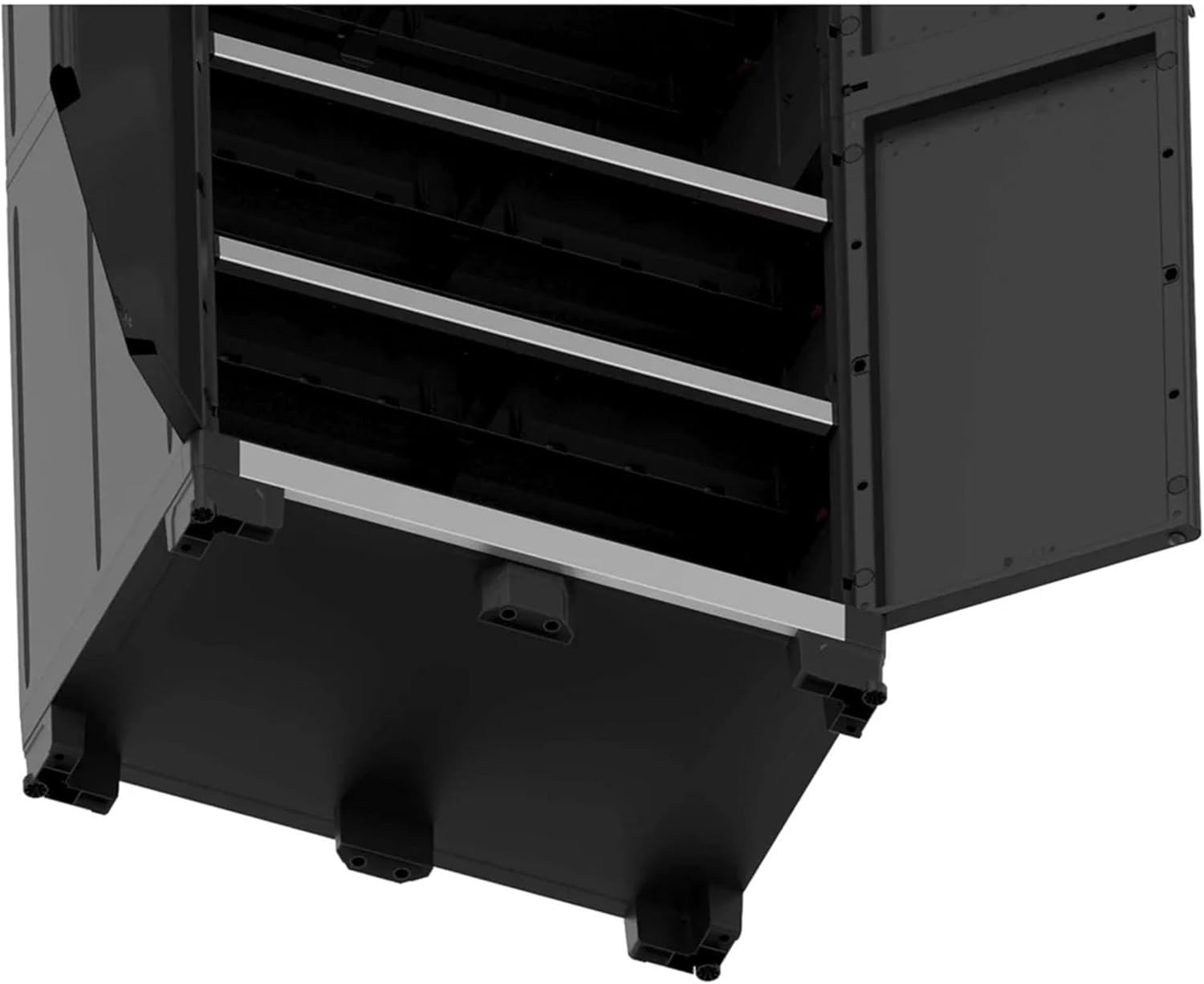 ARMADIO XL GARAGE BASSO 89X54H99 NERO