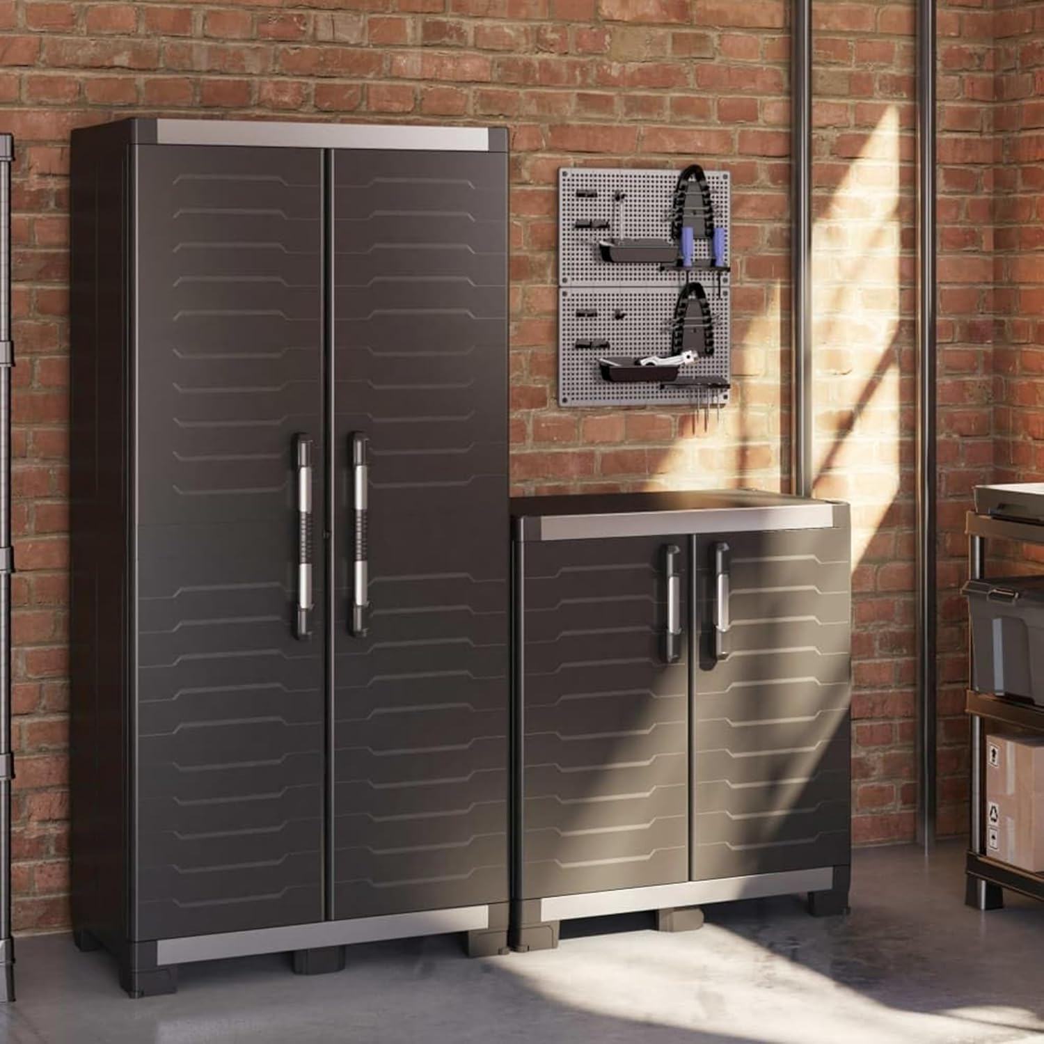 ARMADIO XL GARAGE BASSO 89X54H99 NERO