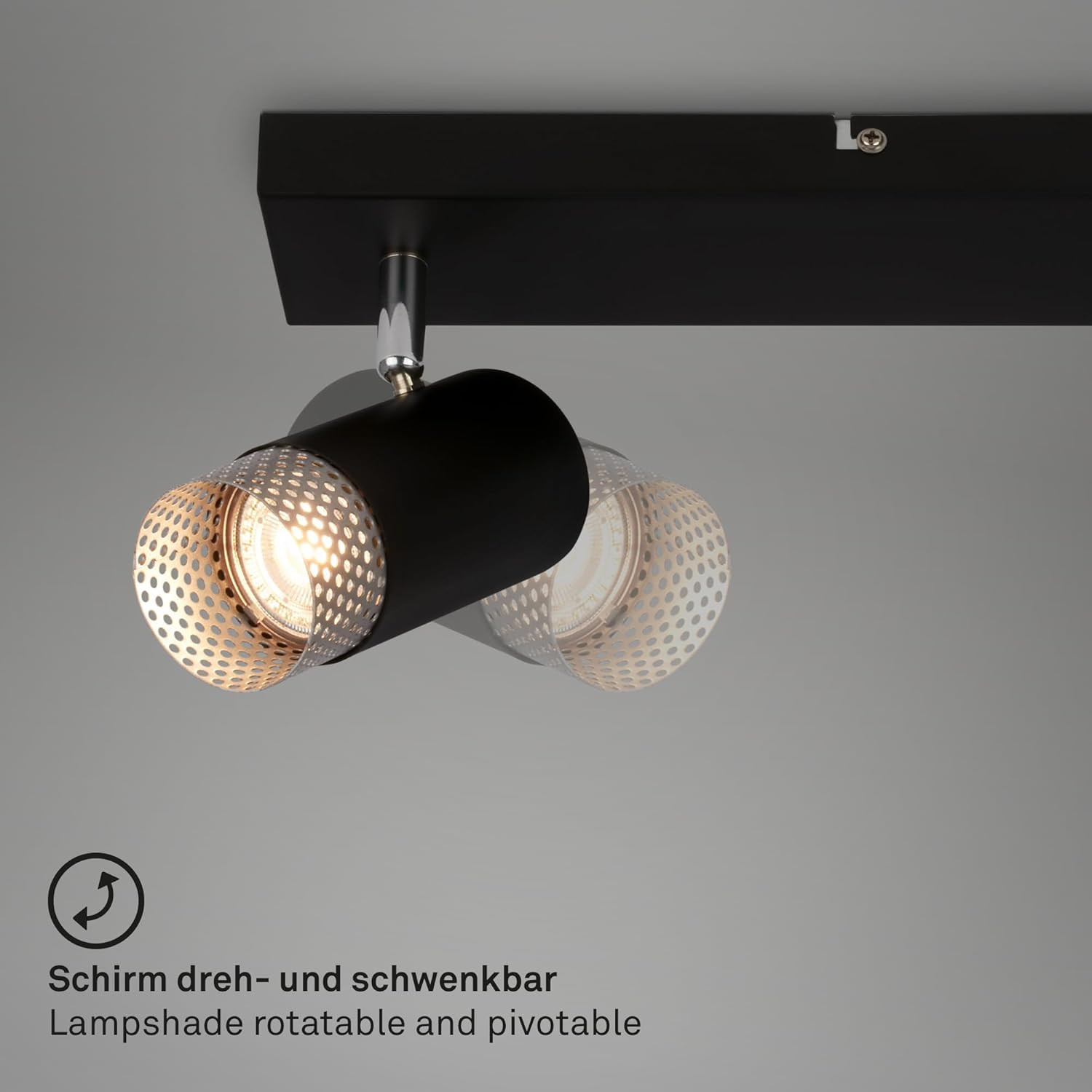 METAL SPOT 2 FARETTI GU10 9W