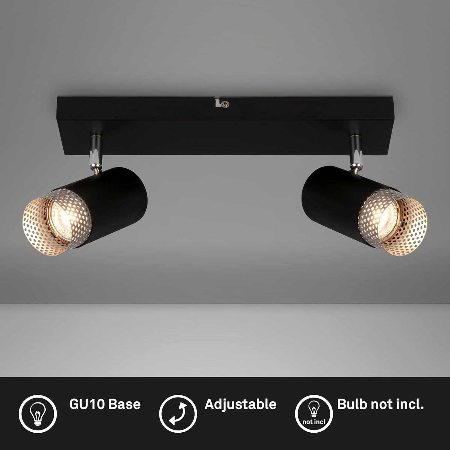 METAL SPOT 2 FARETTI GU10 9W