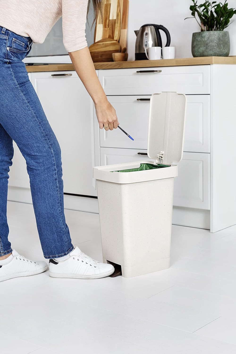 PATTUMIERA A PEDALE 25LT SMART BEIGE