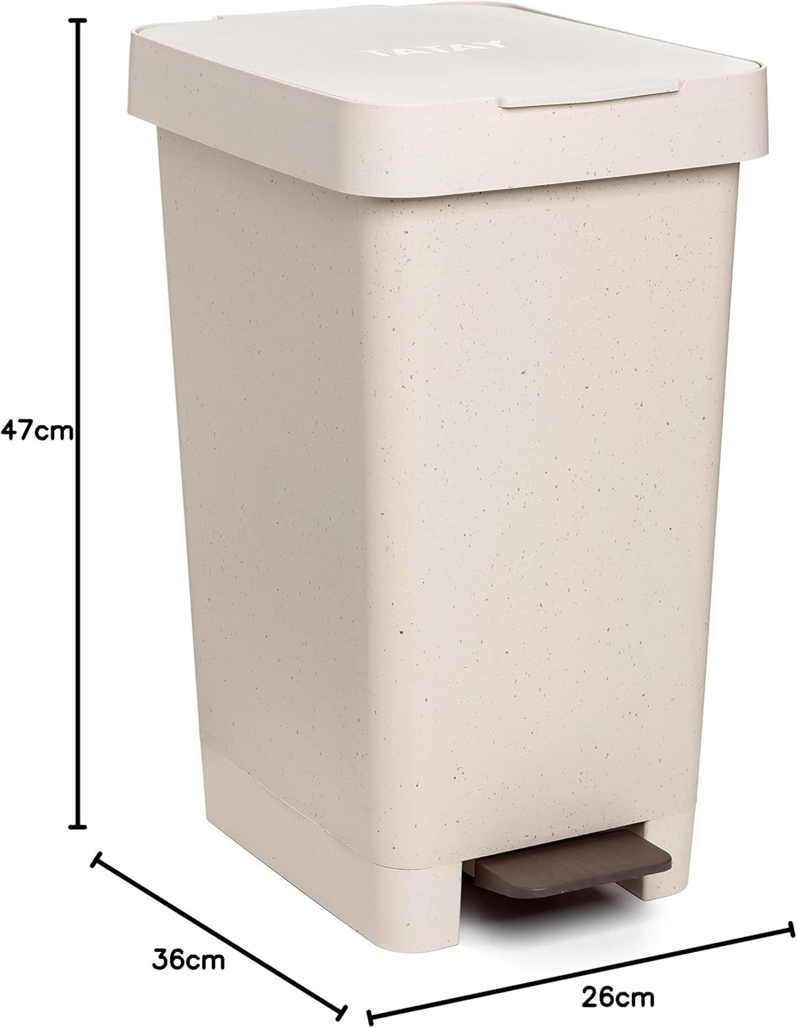 PATTUMIERA A PEDALE 25LT SMART BEIGE