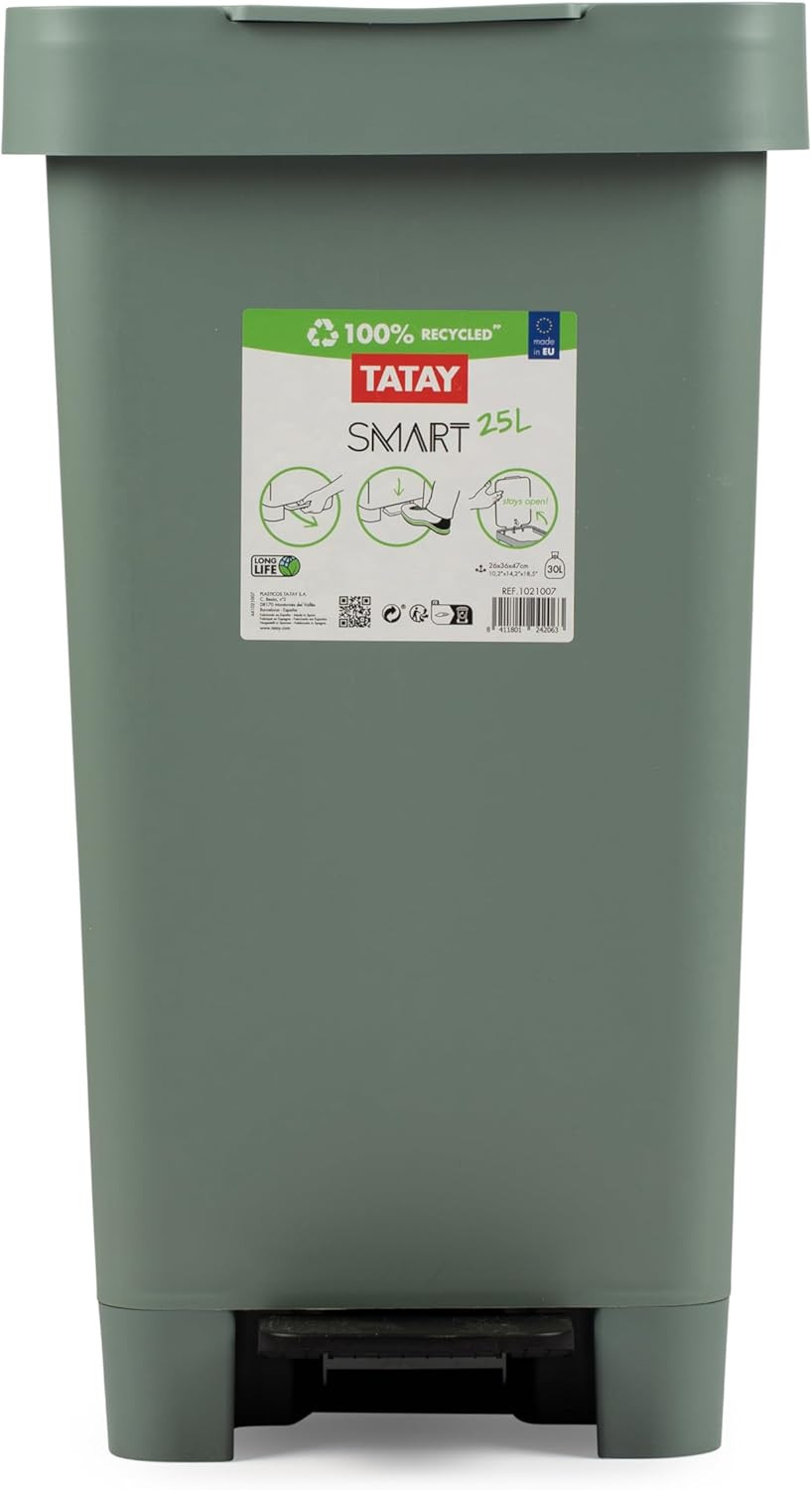 PATTUMIERA A PEDALE 25LT SMART VERDE SALVIA